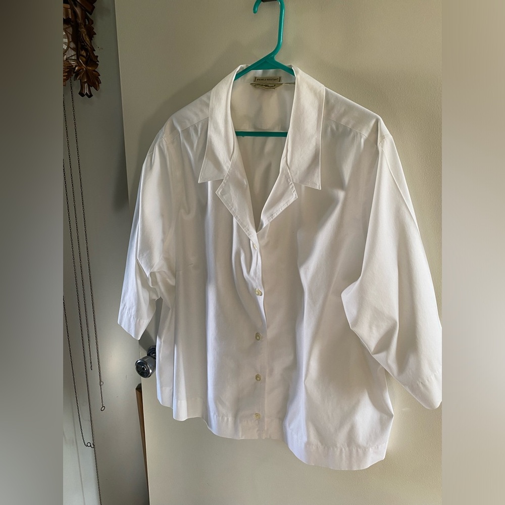 White Eddie Bauer blouse